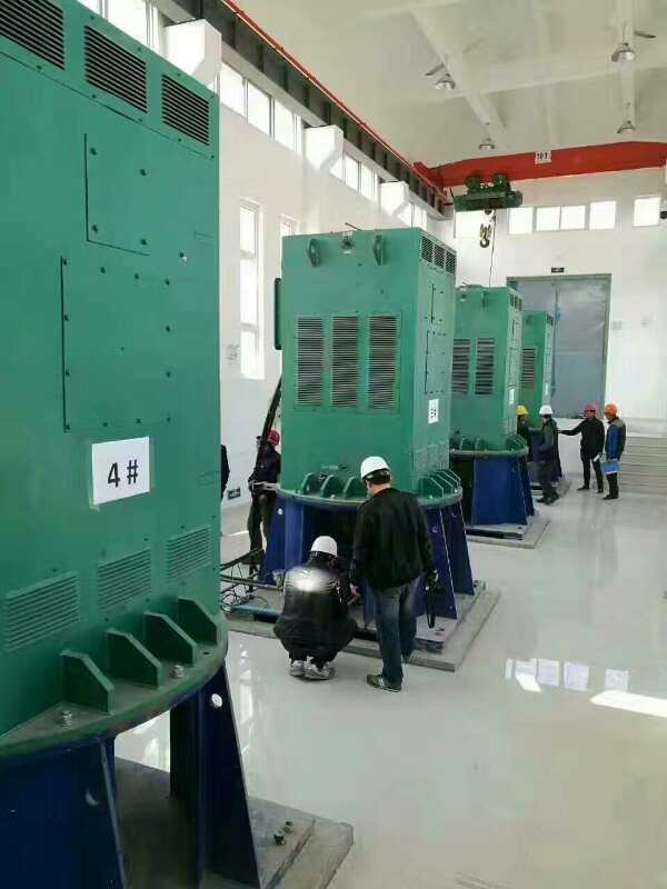 YKK630-4某污水处理厂使用我厂的立式高压电机安装现场生产厂家